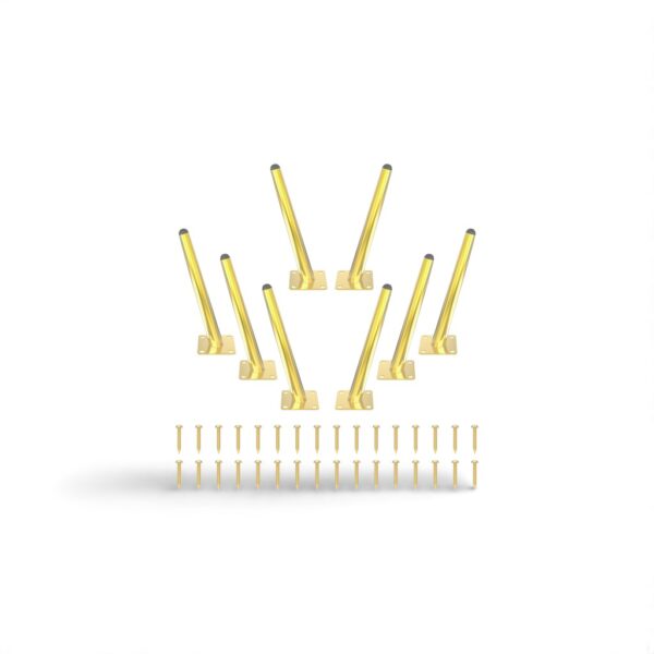 gold 6 inches furniture leg