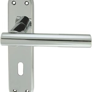 Chrome Lever Door Handle - Sleek & Durable Hardware for Doors