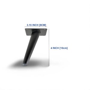 4 inches slant matte furniture leg