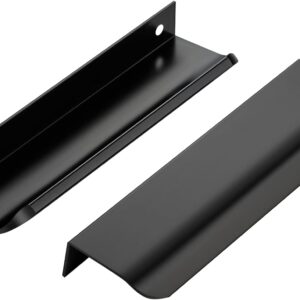 Matte Black Cabinet Pull Handle Set of 2