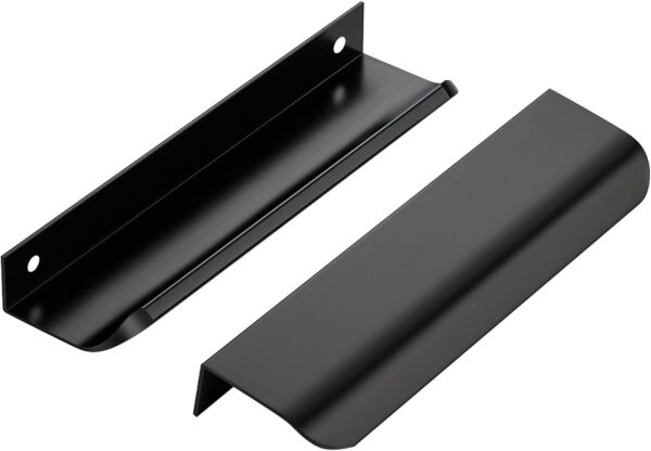 Matte Black Cabinet Pull Handle Set of 2