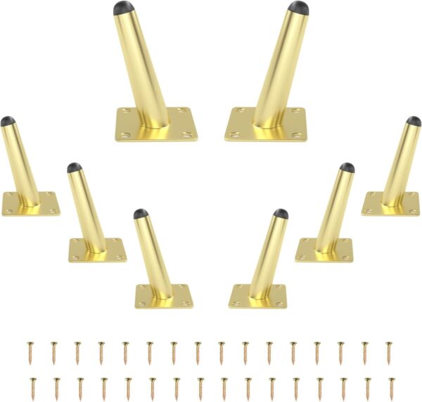 furniture leg gold 4 inches