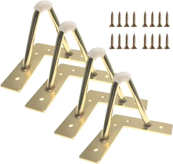 gold  4 inches furniture leg