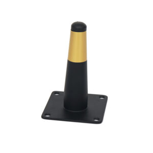 4 inches black and gold straight furniture  leg