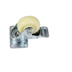 Heavy-Duty Swivel Caster Wheel with Locking Brake - Durable & Mobile Hardware for Furniture & Equipment