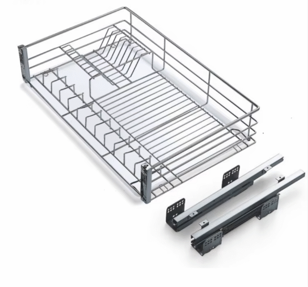 Dish-Plates-Drainer-Sliding-Organizer-Cabinet-Kitchen-Storage-Accessories-Pull-Out-Drawer-Basket