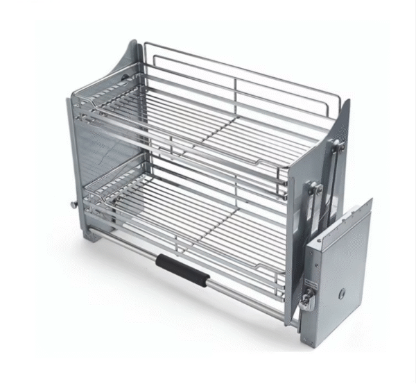 600-Mm-1000-Mm-Pantry-Storage-Organizer-Plate-Dish-Rack-Elevator-System-Lift-Basket-Kitchen-Hidden-in-Cabinet-Pull-Down - Image 2