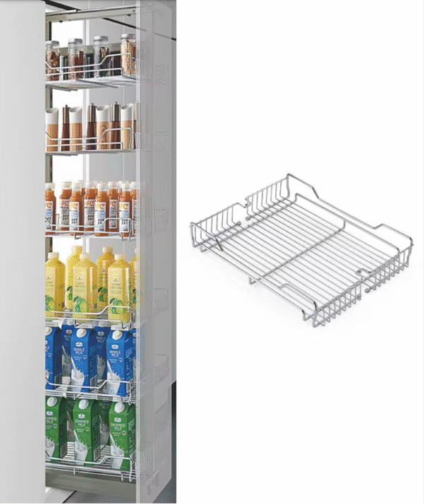 multipurpose-Tall-Pantry-Unit-Storage-Organizer-Accessories-Cabinet-Pull-Out-Basket-Hardware-tray type 2