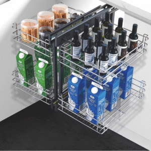 modular-Pantry-Organizer-Accessories-System-Kitchen-Cabinet-Kitchen-Storage-Modern-Basket-Kitchen-Kitchen cabinet  pull out from base cabinet 600mm