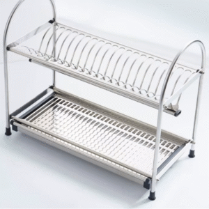 Over-The-Sink-Expandable-Kitchen-Standing-Holders-Storage-Organizer-Dish-Plate-Drying-Rack-Roll-up-Stainless-Steel-2-tier.