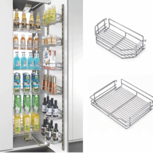 kitchen cabinetn Organizer-Storage-Multifunction-Soft-Open-Soft-Close-Cabinet-Tall-Pantry-Unit-Pull-Out-Basket