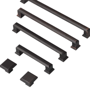 Modern Matte Black Drawer Pulls - Sleek & Durable Cabinet Hardware for Minimalist Design Project