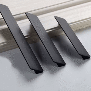 Modern Matte Black Drawer Pulls - Sleek & Durable Cabinet Hardware for Minimalist Design