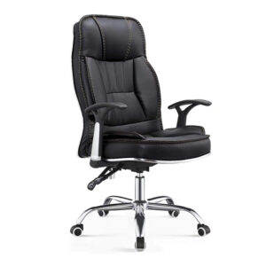 leather office chair Padded Office Chair with Armrests SWIEVEL