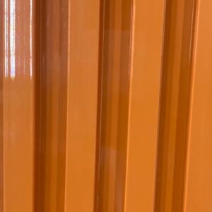 Flutted panel (Burnt orange)