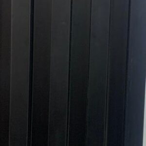 Flutted panel (black charcoal)